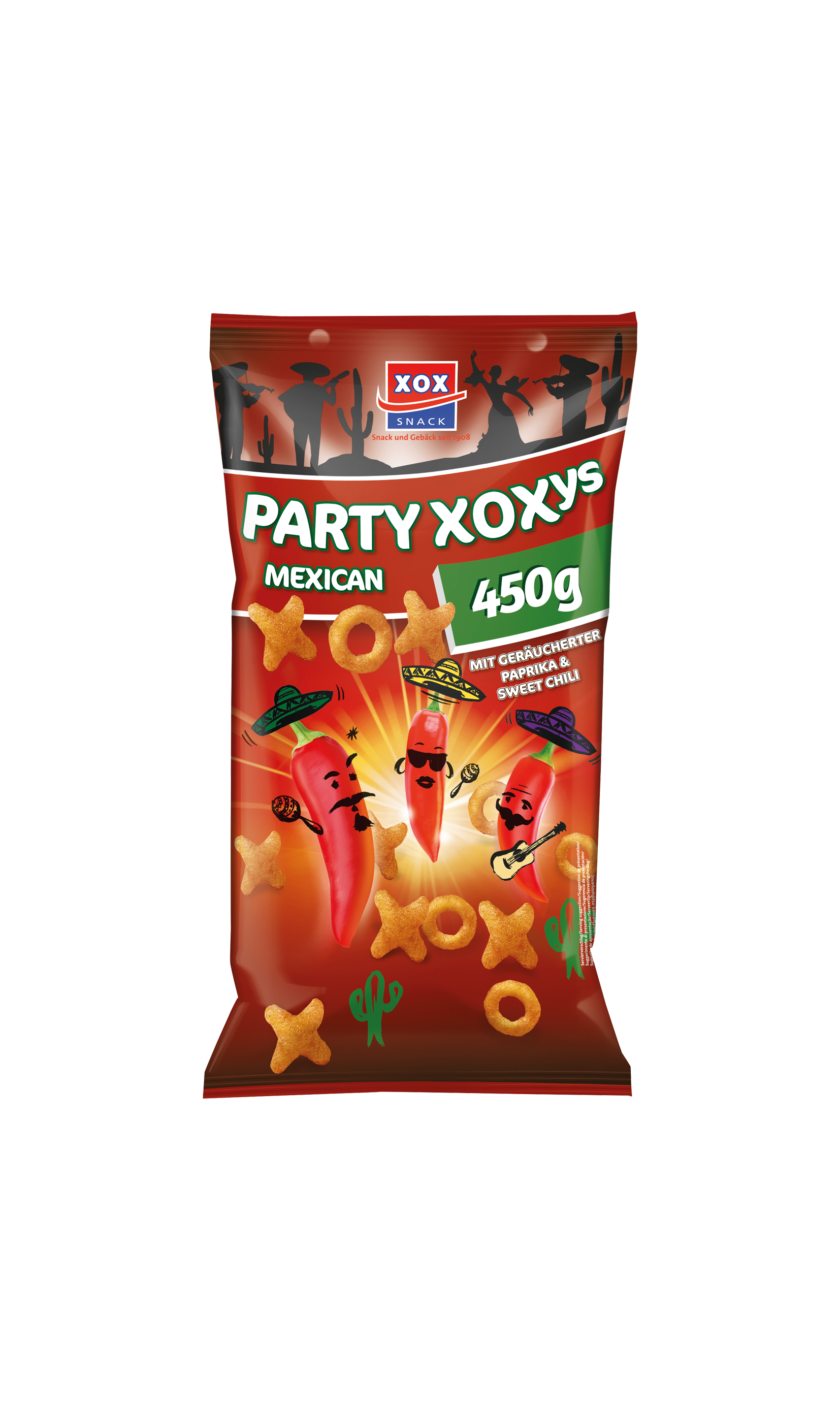XOX Party-XOXys Mexican-Style 450g - Group XOX